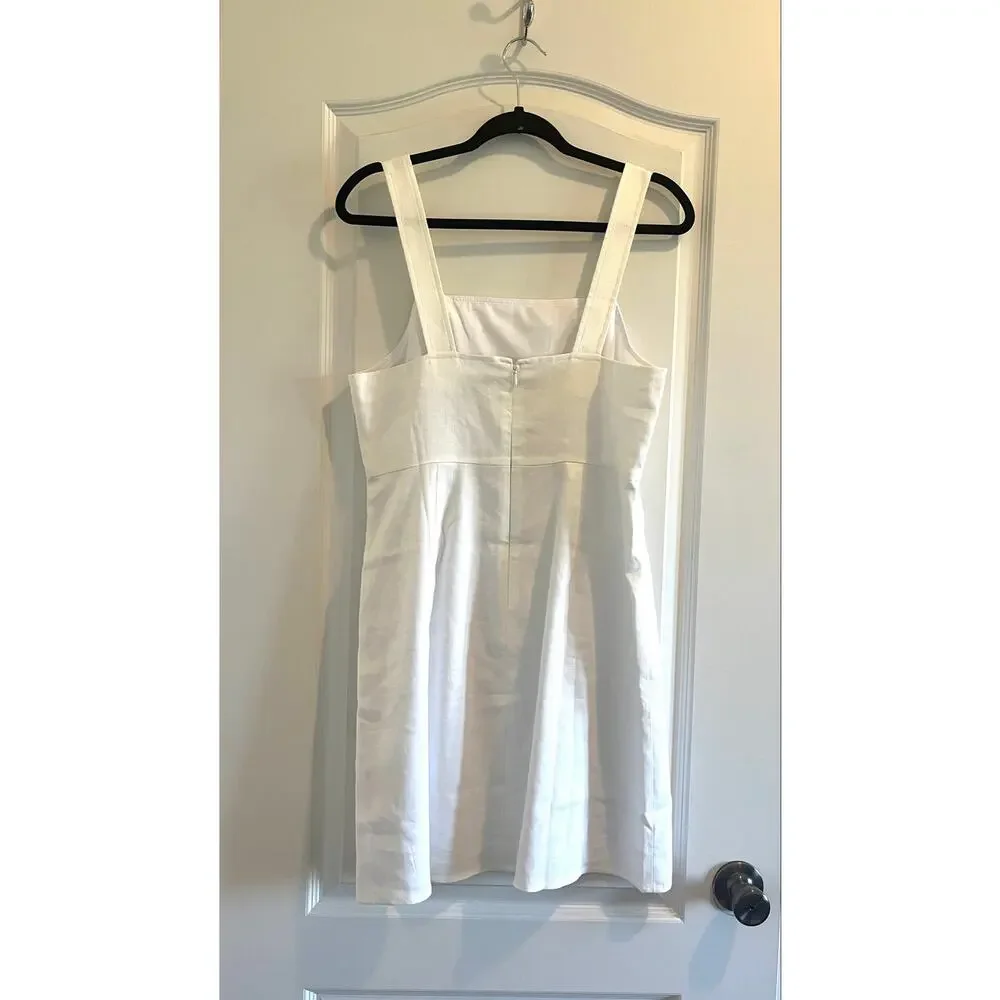 J. Crew Squareneck linen dress